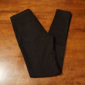 Black high waisted jeans