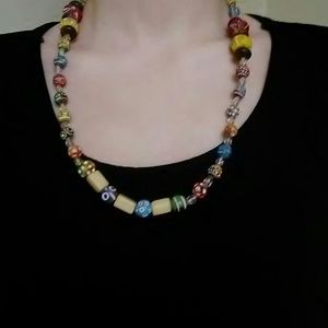 Handmade beaded necklace