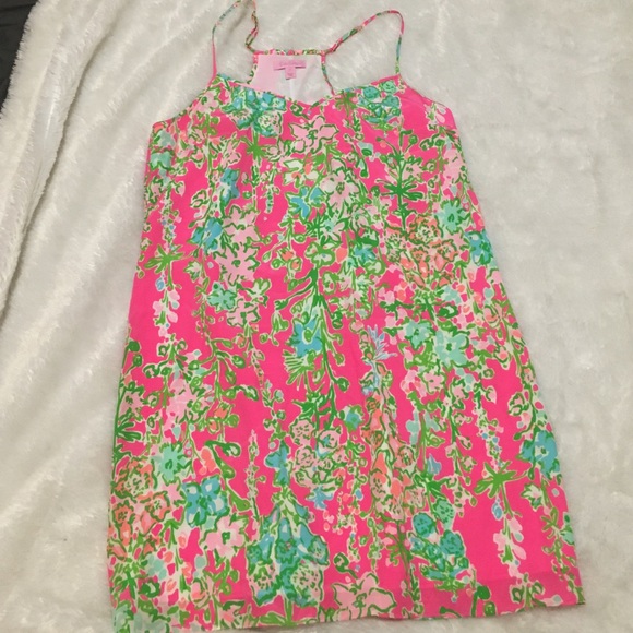 Lilly Pulitzer silky strappy dress