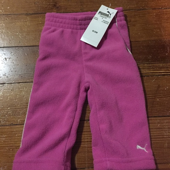 Baby girls puma sweatpants