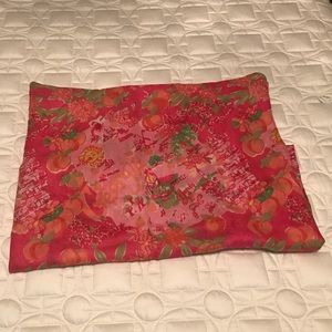 New w/out Tag Lilly Pulitzer "Georgia Peach" scarf