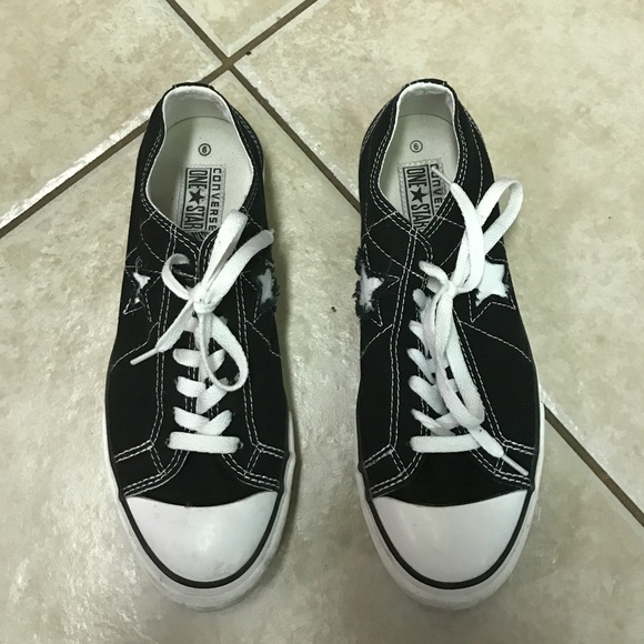 Converse black sneakers