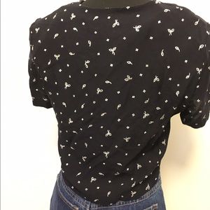 Vintage Tops - Adorable Vintage Paris Cropped Blouse Vintage Tops - Adorable Vintage Paris Cropped Blouse