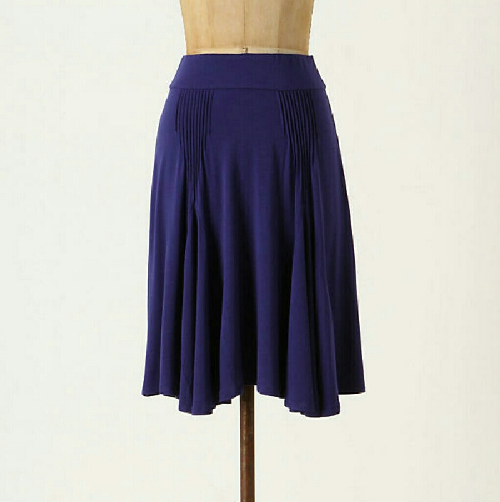 Anthropologie/Fei - Flowy Indigo Skirt