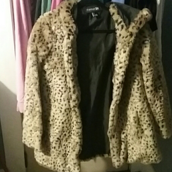 Forever 21 cheetah print  coat