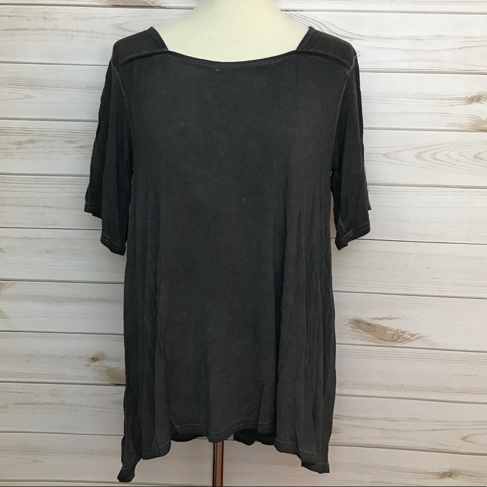 Back Lace Up Tunic Tee - Picture 6 of 8