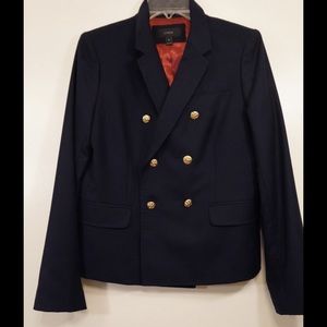 J.crew double breasted wool blazer