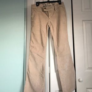 Long and lean corduroy pants