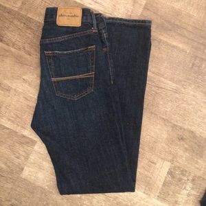 Abercrombie jeans - dark denim; boys 14 slim