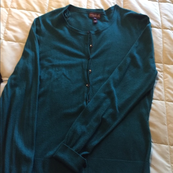 Cardigan sweater.