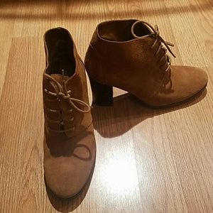 Franco Sarto suede booties
