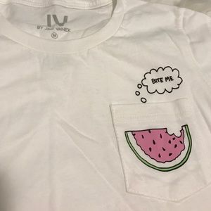 Jac Vanek Watermelon Pocket Tee