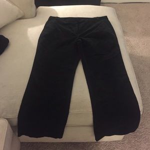 Loft petite black corduroy pants