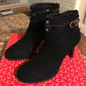 TORY BURCH Suede Bootie.
