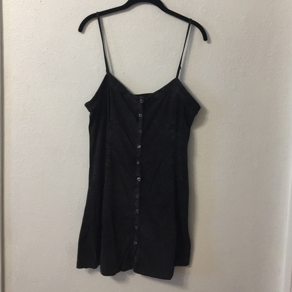 Fatigued Black Slip Dress