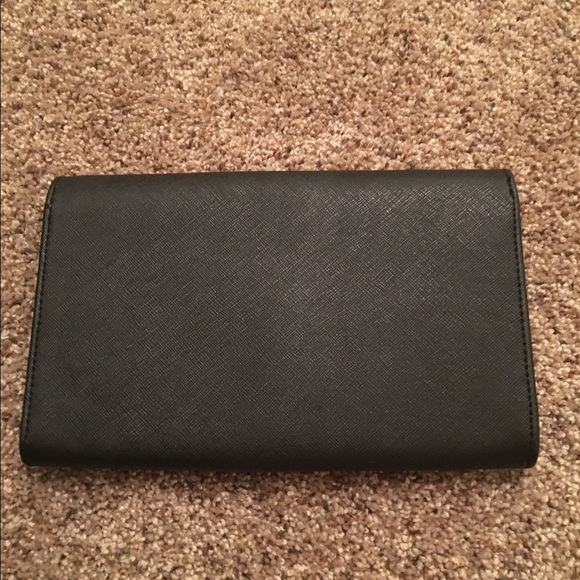 Nwot Black & rhinestone clutch - Picture 2 of 4