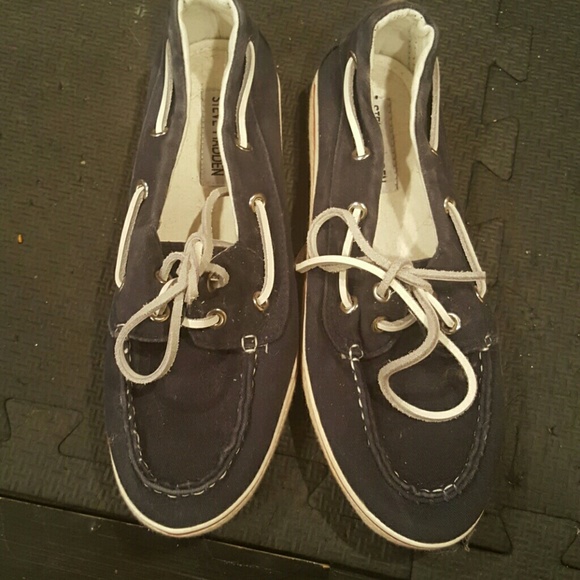 Steve Madden Navy Blue deck shoes