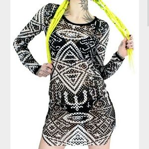 Killstar fishnet dress