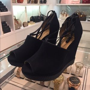 Michael Kors - Hastings wedge (navy blue)