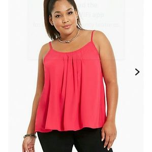 Torrid Georgette Criss Cross back tank
SZ 2