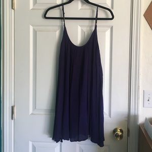 Roxy blue shift dress.