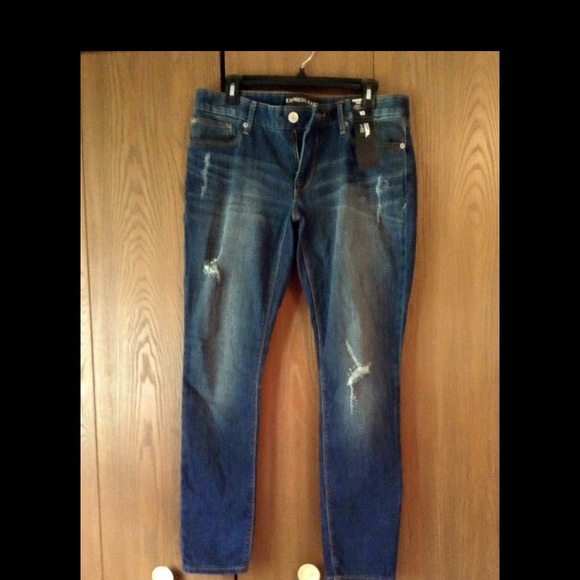 NWT Express Jeans size 10 R Low Rise Leggings