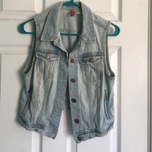 H&M denim vest.