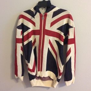 Zip up hooded jacket