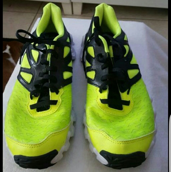 Neon Yellow Reeboks - Picture 2 of 3