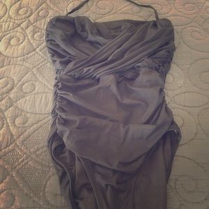 J Crew black one piece swimsuit