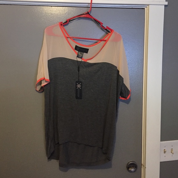 Kardashian Kollection Color Block Top