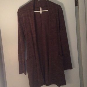 Long Brown Cardigan