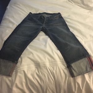 Seven for all man kind crop jeans!!