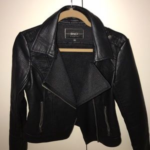 Black leather jacket, never worn!