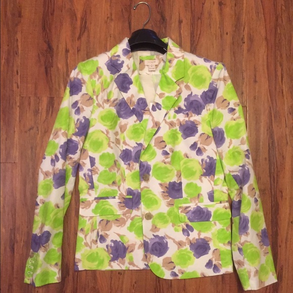 J. Crew floral blazer