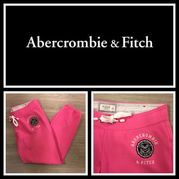 Abercrombie & Fitch Pants - • A&F Pink Banded Sweatpants