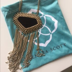 Kendra Scott Black Pendant Necklace