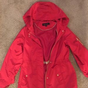 Jones New York Hooded Rain Coat