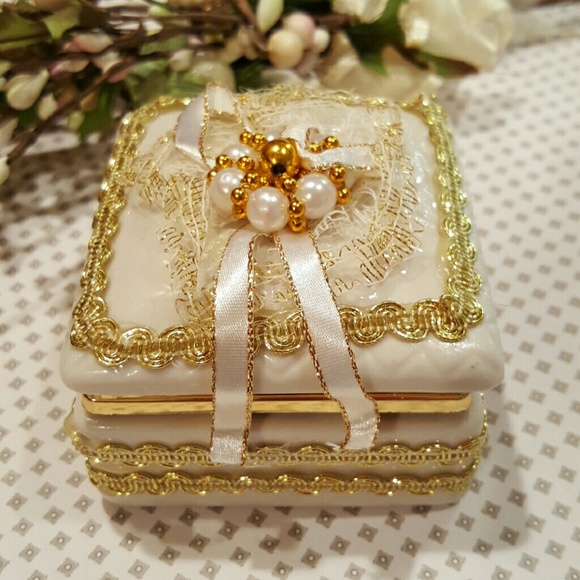 🆕 Ceramic Trinket Box - Picture 2 of 5