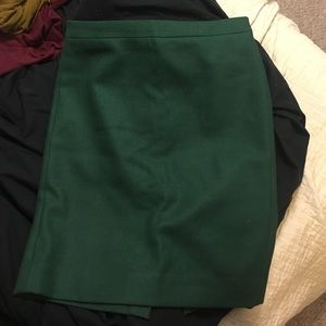 J.Crew Double-Serge Wool Pencil Skirt