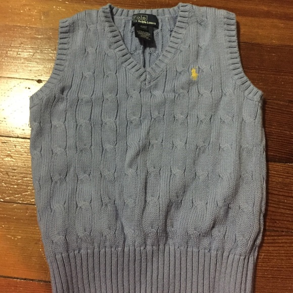 Toddler boys polo vest