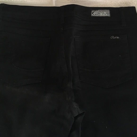 Black jean capris - Picture 3 of 3