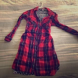 ❗️FLASH SALE❗️Merona Plaid Shirtdress