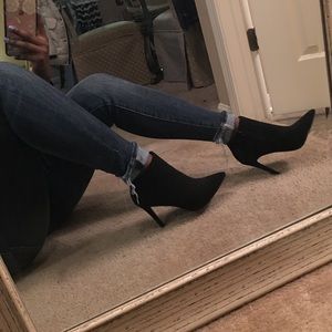 Pointed toe booties from A'gaci