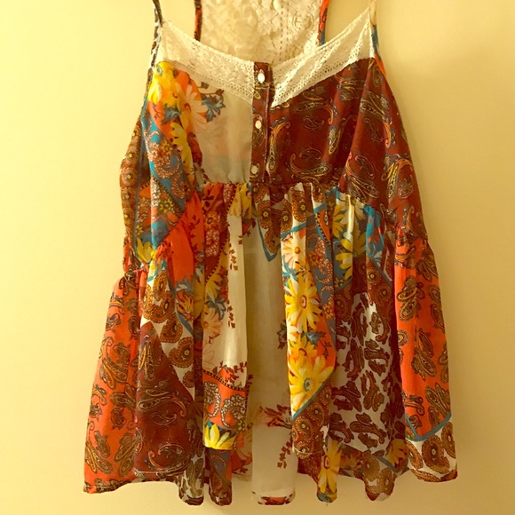 Daytrip paisley print tank size medium