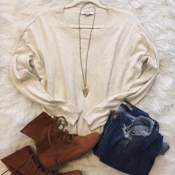 Madewell Sweaters - Madewell Light Sweater with Accent Thread