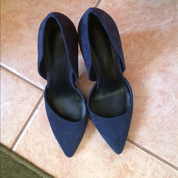 Charlotte Russe suede stiletto.