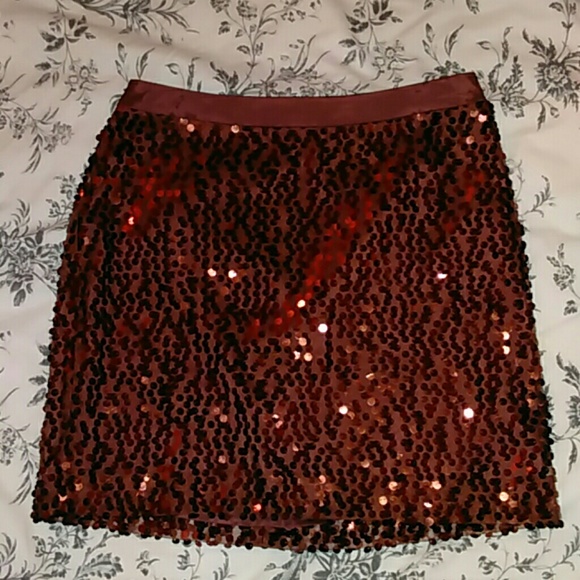 Banana Republic Sequined Skirt