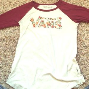 Long sleeve vans t shirt.