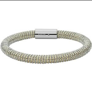 Fossil Spring 16 Gold and Silver Tube Bracelet